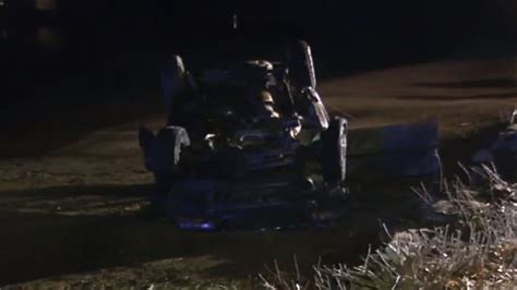 Police investigating fiery rollover crash in Rockland